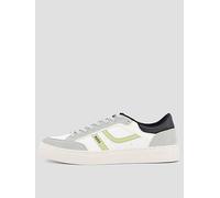 BOSS Orange Rhys Tenn Pu Mix Trainers, Grey, Size 11, Men Grey