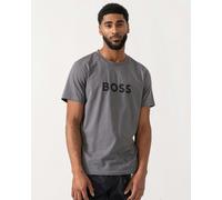 BOSS Orange RN Relaxed Fit T-Shirt With Contrast Logo - Dark Grey 025 - Dark Grey 025 - M
