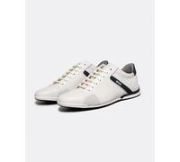 BOSS Orange Saturn Mens Low Profile Leather Trainers With Odour-Control Lining