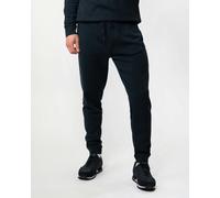 Hugo Boss Men's Tracksuit Bottoms Sestart Cotton-Terry with Logo Patch Dark Blue M