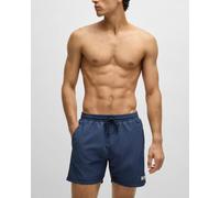 BOSS Quick-dry swim shorts with logo print - Style Starfish, 50514429 Dark Blue L