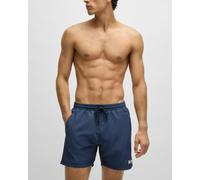 BOSS Quick-dry swim shorts with logo print - Style Starfish, 50514429 Dark Blue L