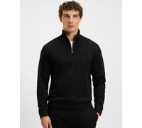 BOSS Orange Structure Mens 1/4 Zip Loungewear Top - Black 001 - Black 001 - XL