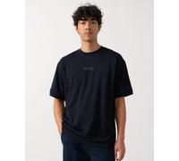BOSS Orange Summer Mesh Mens T-Shirt - Dark Blue 404