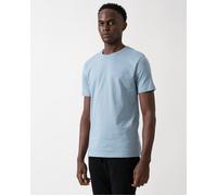BOSS Orange Tales Mens Cotton-Jersey T-shirt With Logo Patch - Light/Pastel Blue 451 - Light/Pastel Blue 451 - XL