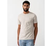 BOSS Mens T-Shirt Short Sleeve Lifestyle Cotton Light Grey 070 M