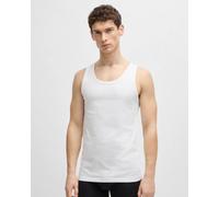 BOSS Orange TankTop Classic Mens 3 Pack Cotton Underwear Vests with Embroidered