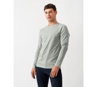 BOSS Orange Tchark Mens Long Sleeve Stretch Cotton T-Shirt - Open Green 351