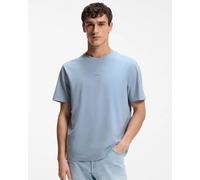 BOSS Orange TChup Mens Crew Neck Small Logo T-Shirt - Light/Pastel Blue 458
