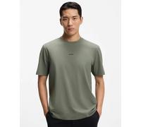 BOSS Orange TChup Mens Crew Neck Small Logo T-Shirt - Open Grey 077 - Open Grey 077 - XL