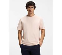 BOSS Orange TChup Mens Crew Neck Small Logo T-Shirt - Open Pink 690 - Open Pink 690 - M
