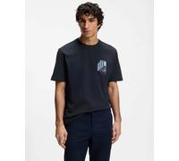 BOSS Orange Te Board Mens T-Shirt - Dark Blue 404