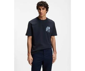 BOSS Orange Te Board Mens T-Shirt - Dark Blue 404