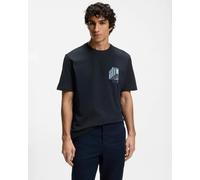 BOSS Orange Te Board Mens T-Shirt - Dark Blue 404