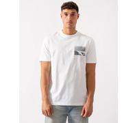 BOSS Orange Te Container Mens Graphic Print T-Shirt - White 100