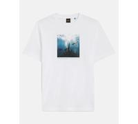 BOSS Mens T-Shirt White 101 L