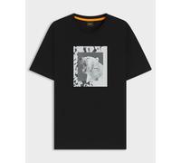 BOSS Orange Te lupo Mens Polar Bear Graphic T-Shirt - Black 001
