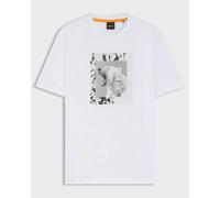 BOSS Orange Te lupo Mens Polar Bear Graphic T-Shirt - White 100 - White 100 - M