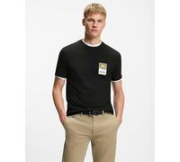 BOSS Orange TePlain Mens T-Shirt - Black 001 - Black 001 - M