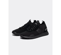 Boss Orange Titanium_Runn Mens Structured-Knit Sock Trainers With Branding NOS - Black - Size UK 13