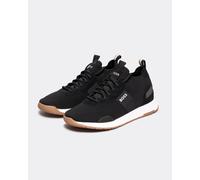 BOSS Sock trainers with suede trims - Style Titanium_Runn_knst_N, 50498245 Black 7