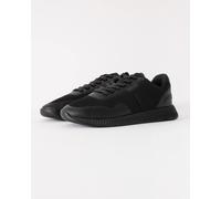 BOSS Orange TTNM EVO Mens Mesh Trainers with Faux-Leather Trims - Black 005