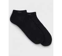 BOSS Orange Two-Pack of Ankle Length Socks in Stretch Fabric NOS - Black 001