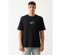 BOSS Relaxed-fit T-shirt in cotton with logo artwork - Style Te_voyage, 50546370 Black L
