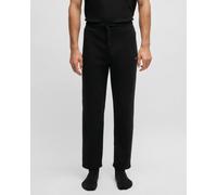 BOSS Orange Waffle Mens Cotton-Blend Pyjama Bottoms with Embroidered Logo -