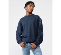 Boss Orange Weglitchstitch Mens Sweatshirt - Dark Blue - Size Large