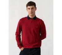 BOSS Orange Westart Mens Crew Neck Sweatshirt With Logo Patch - Medium Red 614 - Medium Red 614 - L