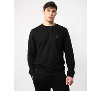 Boss Orange Westart Mens Crew Neck Sweatshirt With Logo Patch NOS - Black Cotton - Size Medium
