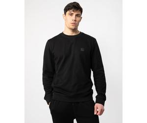 Boss Orange Westart Mens Crew Neck Sweatshirt With Logo Patch NOS - Black - Size 4XL