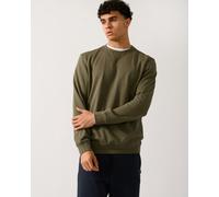 BOSS Orange Westart Mens Crew Neck Sweatshirt With Logo Patch - Open Green 342 - Open Green 342 - XXL