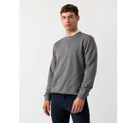 BOSS Orange Westart Mens Crew Neck Sweatshirt With Logo Patch - Open Grey 062 - Open Grey 062 - L