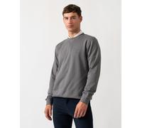 BOSS Orange Westart Mens Crew Neck Sweatshirt With Logo Patch - Open Grey 062 - Open Grey 062 - XL