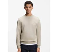 BOSS Orange Westart Mens Crew Neck Sweatshirt With Logo Patch - Open Grey 070 - Open Grey 070 - M