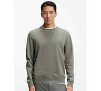 BOSS Orange Westart Mens Crew Neck Sweatshirt With Logo Patch - Open Grey 076 - Open Grey 076 - XL