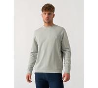 BOSS Orange Westart Mens Crew Neck Sweatshirt With Logo Patch - Silver 043 - Silver 043 - L