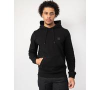 BOSS Cotton-terry hoodie with logo patch - Style Wetalk, 50509314 Black S