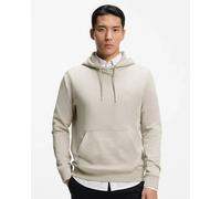 BOSS Orange Wetalk Mens Pullover Hoodie With Logo Patch - Open Grey 070