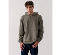 BOSS Orange Wetalk Mens Pullover Hoodie With Logo Patch - Open Grey 076