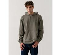 BOSS Orange Wetalk Mens Pullover Hoodie With Logo Patch - Open Grey 076