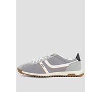 BOSS Orange Zayn Nylon Mix Low Profile Trainers, Grey, Size 42, Men Grey
