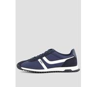 BOSS Orange Zayn Nylon Mix Low Profile Trainers, Navy, Size 6, Men Navy