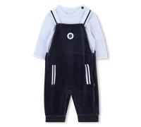 Boss - Overalls And T-shirt Set - Navy - Boy - 1 Month