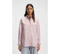 BOSS Oversized-fit blouse in cotton poplin - Style C_Bostaffa, 50543546 light pink 14