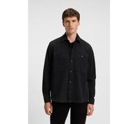 BOSS Oversized-fit overshirt in cotton piqué - Style Locky_2_M, 50548984 Black L