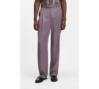 BOSS Oversized-fit trousers in draped twill - Style C-Pat-BB-DPL-262, 50561961 Purple 36R