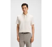 BOSS Oxford-cotton-piqué polo shirt with logo detail - Style H-Prout 141, 50521116 White S
